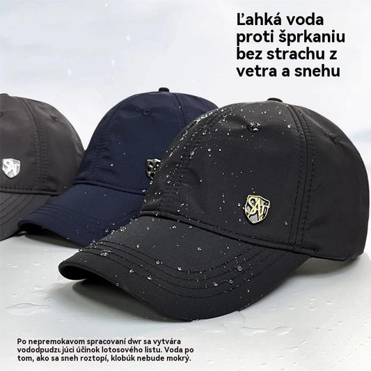 🧢Moška topla zimsko-jesenska kapa s flis podlogo in šiltom za zaščito pred soncem.