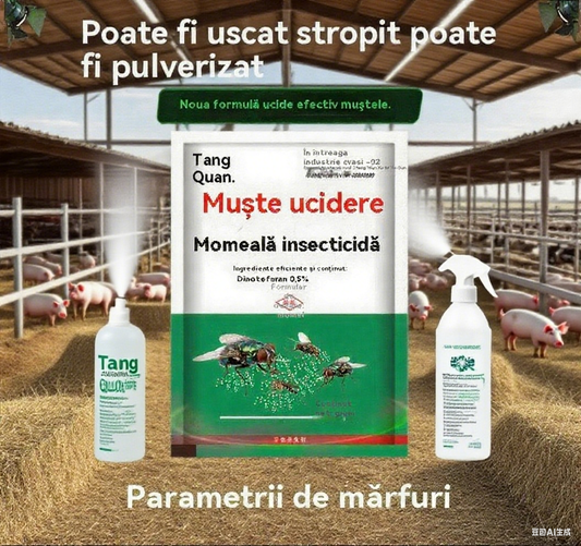 🦟【5 pungi】 🦟Insecticid spray pentru uciderea muștelor de fermă, inodor, medicament pentru uciderea țânțarilor, uz casnic