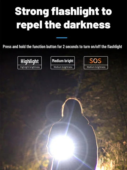 🎁🎁Svítilna 2 v 1 Arc pro sebeobranu