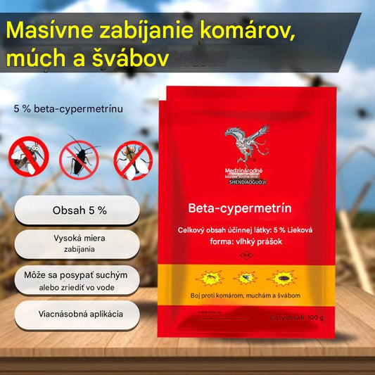 👍【5 vrecúšok】🚫🦟🪳🪰Špeciálne navrhnuté na ničenie komárov a múch na farmách, jedno balenie zabíja blchy/kobylky/šváby/muchy/komáre!