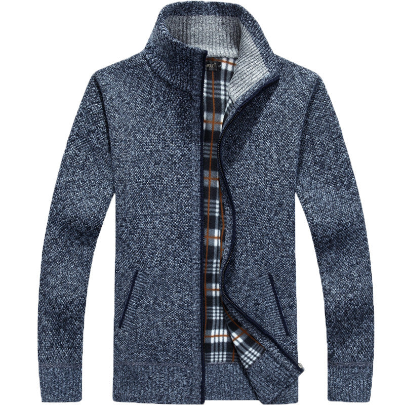 【M~3XL】2025 pulover de marime mare pentru bărbați, cu fermoar liber