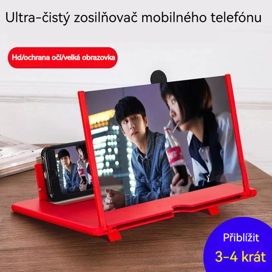 🔥 Mobilní lupa na obrazovce, nejnovější verze✨ (jasnější, ochrana očí před modrým světlem, 3D zobrazení, vhodné pro všechny věkové kategorie)