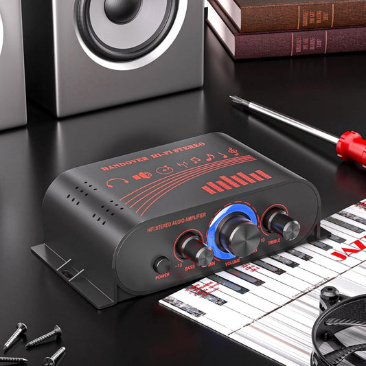 🎶Amplificator cu două canale pentru casă și mașină