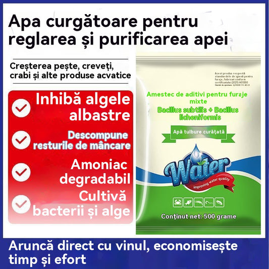 🐟🌊🔬【500g】 Pudră Premium pentru Iaz | Clarificator de Apă și Control al Algelor 🐟🌊🔬