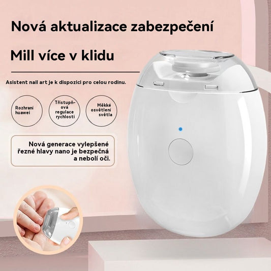 💅 ✨ Automatický pilník na nehty 1, bezpečná a šetrná péče o nehty 👶🔧