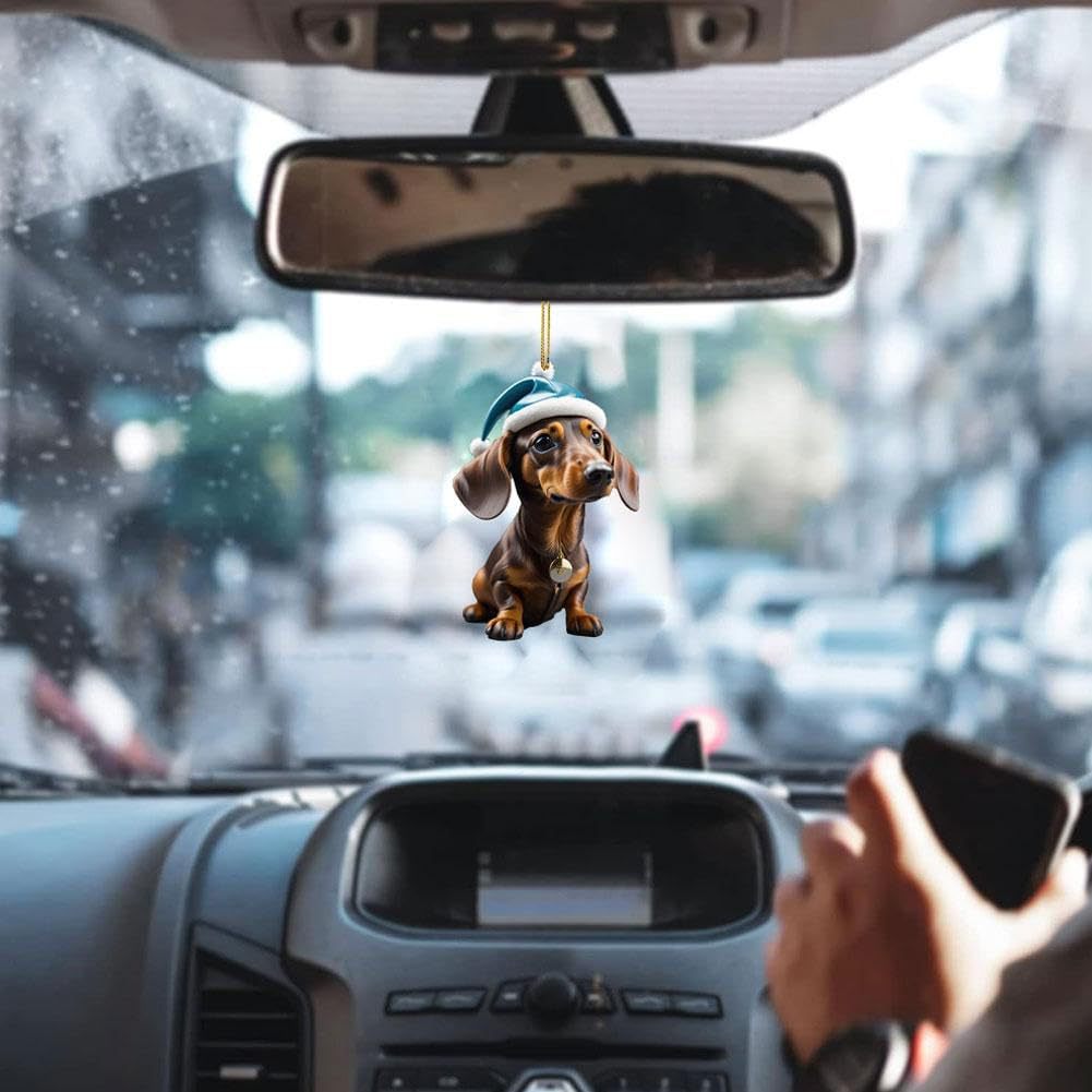 🎄【9/18 kusů】🐕 Vánoční ozdoby na stromeček ve tvaru štěňátek