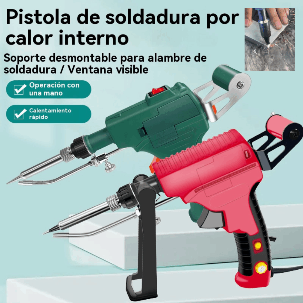 🔥Pistola de soldar eléctrica manual, set de soldadura automático