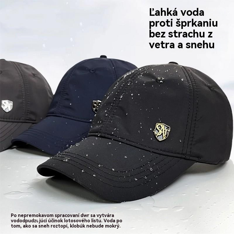🧢Moška topla zimsko-jesenska kapa s flis podlogo in šiltom za zaščito pred soncem.