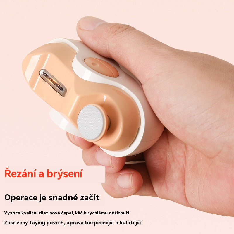 ✂️💅🔥 Multifunkční elektrický pilník na nehty, elektrické kleštičky na nehty s ochranou proti skřípnutí