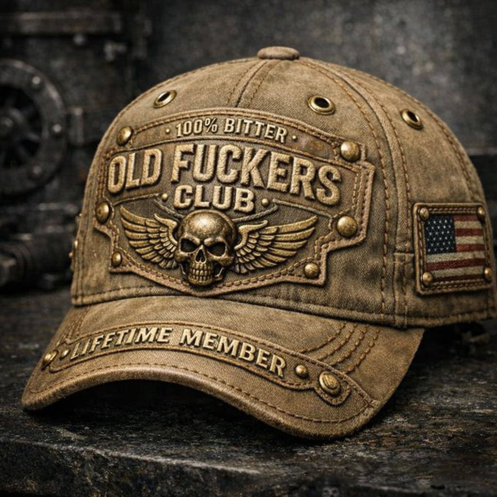 🔥Czapka z nadrukiem retro dla mężczyzn