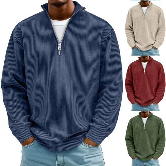 🔥【S–5XL】Pánská mikina se stojáčkem, nový model pro podzim a zimu 2025, stylová a hřejivá.