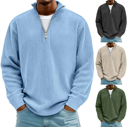 🔥【S–5XL】Pánská mikina se stojáčkem, nový model pro podzim a zimu 2025, stylová a hřejivá.