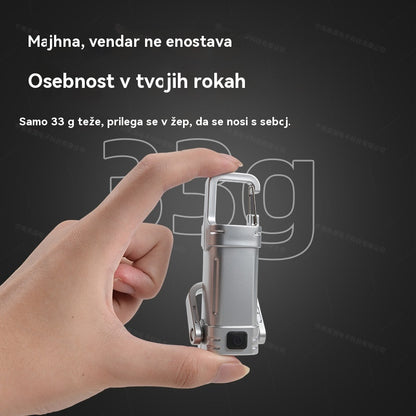 【Kupite 1, dobite 1 gratis】🔥Odlična ponudba🔥Super svetla vodoodporna mini svetilka s ključem in svetilnostjo 1200 lm