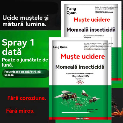 🦟【5 pungi】 🦟Insecticid spray pentru uciderea muștelor de fermă, inodor, medicament pentru uciderea țânțarilor, uz casnic