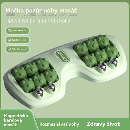 🔥Nový produkt💜Prenosný masážny prístroj na nohy s dvoma valčekmi💜
