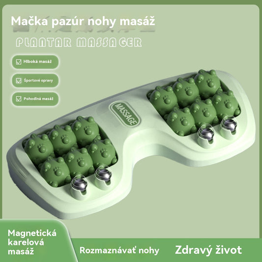🔥Nový produkt💜Prenosný masážny prístroj na nohy s dvoma valčekmi💜