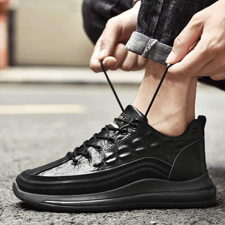 👞【38-48】🐊Férfi valódi bőr tornacipő