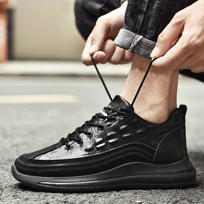 👞【38-48】🐊Férfi valódi bőr tornacipő