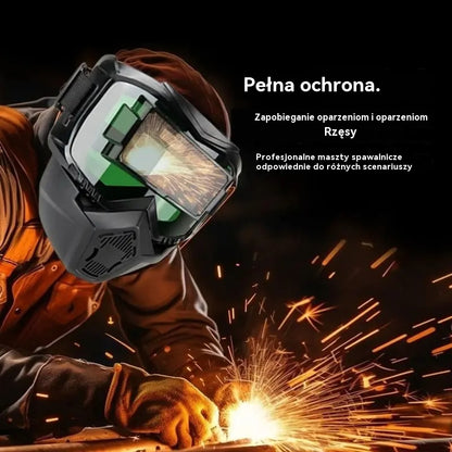 🔥😎W pełni automatyczny hełm spawalniczy z maską ochronną montowaną na głowie i funkcją zmiany światła dla spawaczy