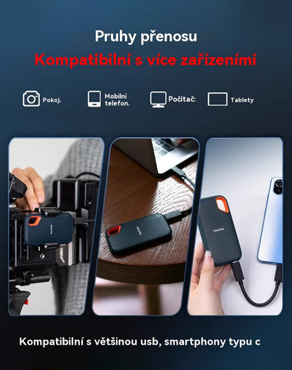 💥【16TB】 Vysokorychlostní a velkokapacitní mobilní pevný disk