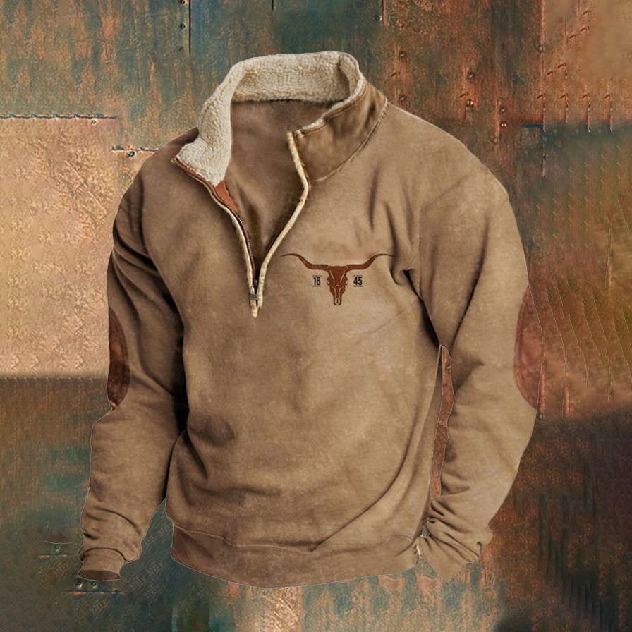 👕🔥【S-5XL】2025 Męski modny, jesienno-zimowy, ciepły sweter z długim rękawem i nadrukiem 3D