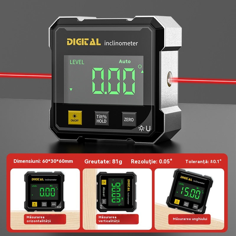 RAPID ȘI PRECIS - Digital Protractor Electronic Inclinometru