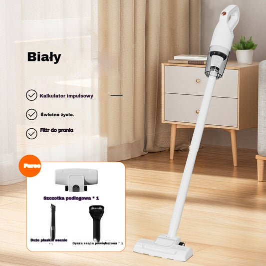 【Zestaw 4 szt.】💢Mały odkurzacz domowy, mocne ssanie i usuwanie roztoczy, ręczny, odkurza i mopuje✅