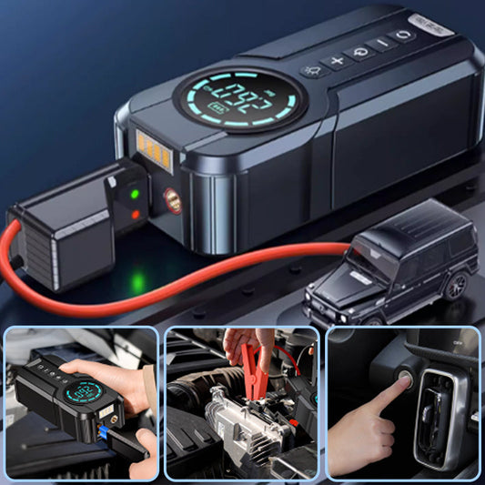 ✨🚗Nouă pompă de aer portabilă pentru mașină cu fir