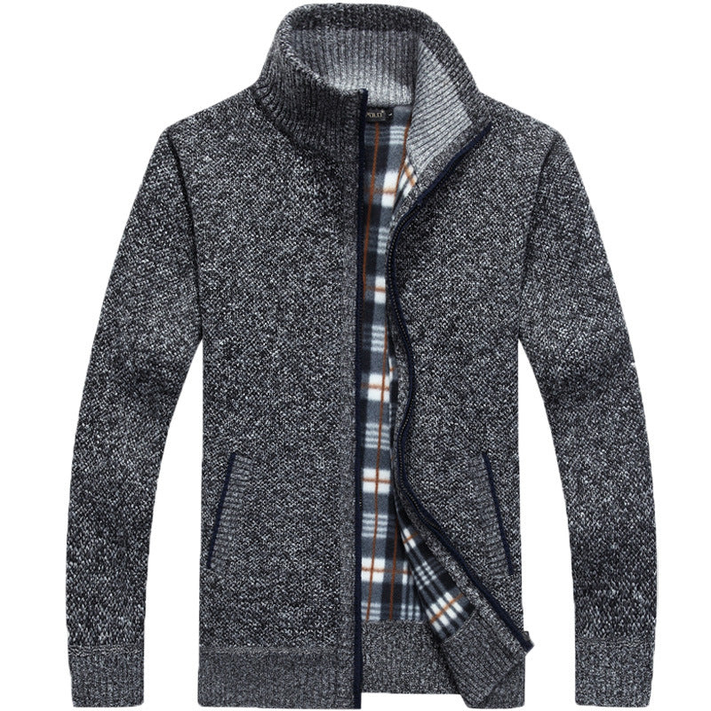 【M~3XL】2025 pulover de marime mare pentru bărbați, cu fermoar liber