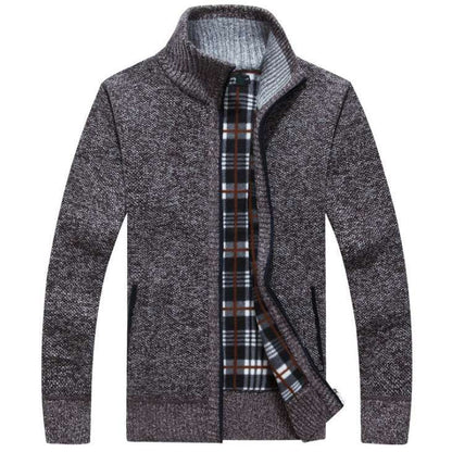 【M~3XL】2025 pulover de marime mare pentru bărbați, cu fermoar liber
