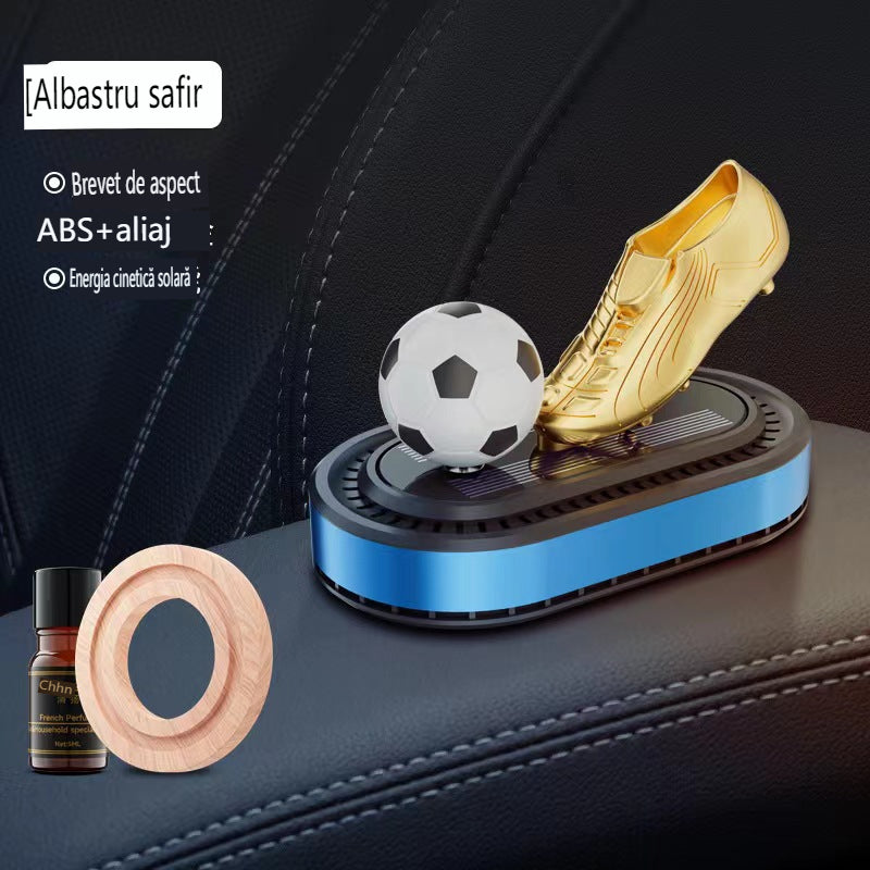 🔥🔥🚗Mașină Nouă Aromaterapie Mașină de fotbal rotativă solară Aromaterapie