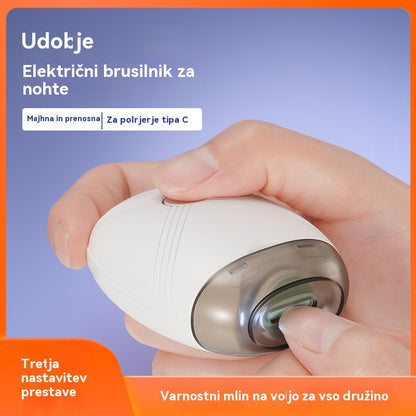 💅✨ Električna pilica za nohte, tiha, varna za dojenčke, nežna in varna nega nohtov 👶🔧