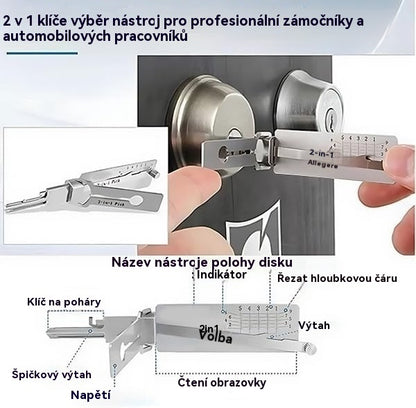 🔐Kúpte jeden a druhý dostanete zadarmo🔥Dekodér kľúčov z nehrdzavejúcej ocele