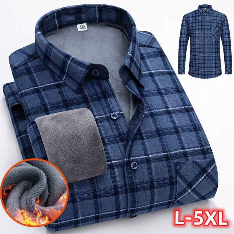 🔥👔【L-5XL】Meleg üzleti hosszú ujjú ing őszre és télre