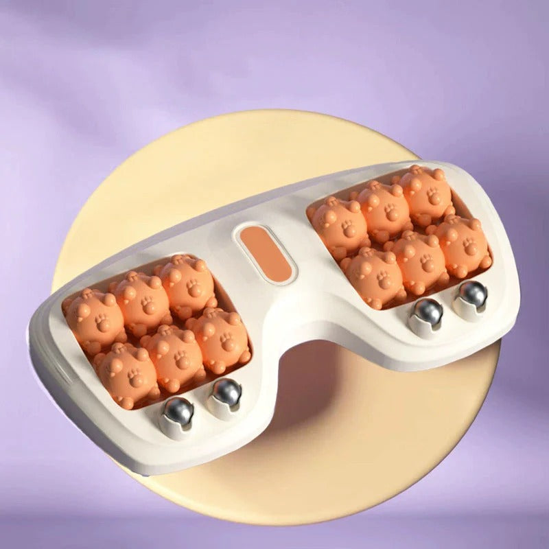 🔥Nový produkt💜Prenosný masážny prístroj na nohy s dvoma valčekmi💜