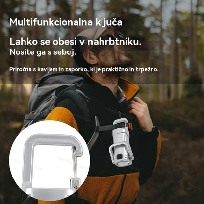 【Kupite 1, dobite 1 gratis】🔥Odlična ponudba🔥Super svetla vodoodporna mini svetilka s ključem in svetilnostjo 1200 lm