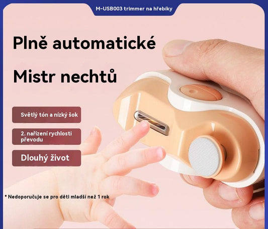 ✂️💅🔥 Multifunkční elektrický pilník na nehty, elektrické kleštičky na nehty s ochranou proti skřípnutí