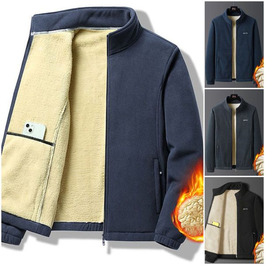 ⏳Kurtka zimowa męska 【M–5XL】 z wysokiej jakości, ciepłego i wygodnego materiału wełnianego.