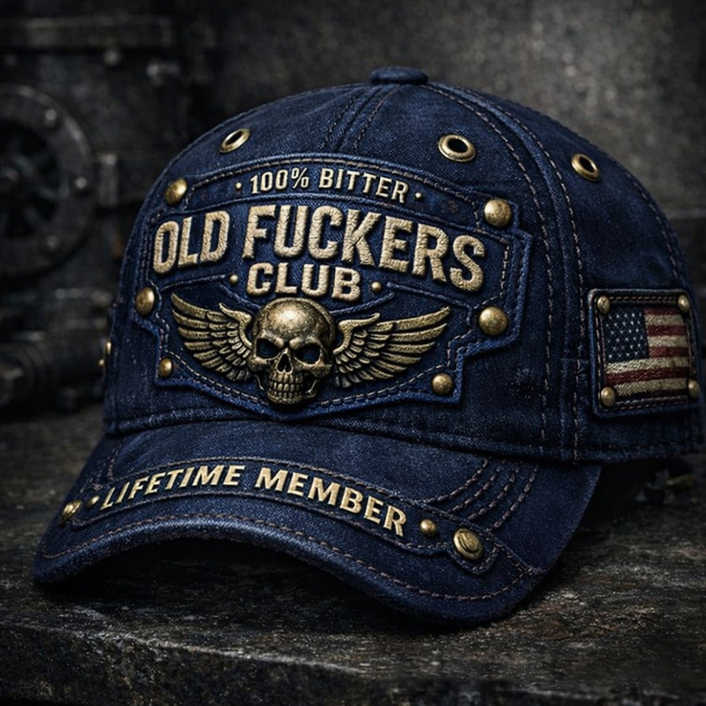 🔥Czapka z nadrukiem retro dla mężczyzn