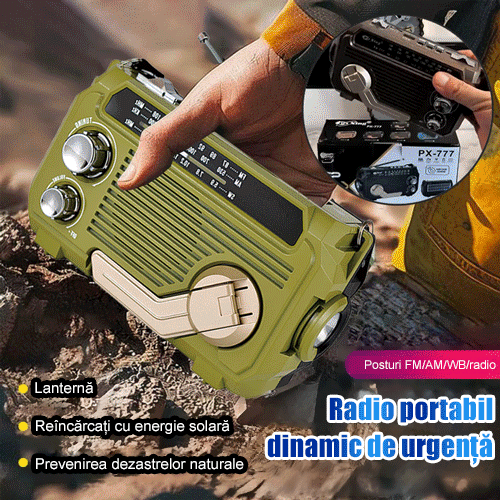🏕️Lanternă radio AM multifuncțională portabilă