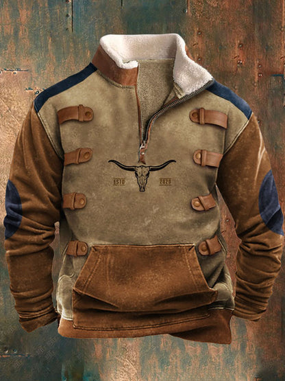 🔥Sudadera térmica gruesa para hombre 2025 | Manga larga con diseño 3D | Ideal para otoño e invierno contra el frío