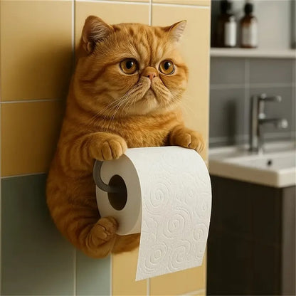 🐱Držák toaletního papíru s motivem roztomilé kočky