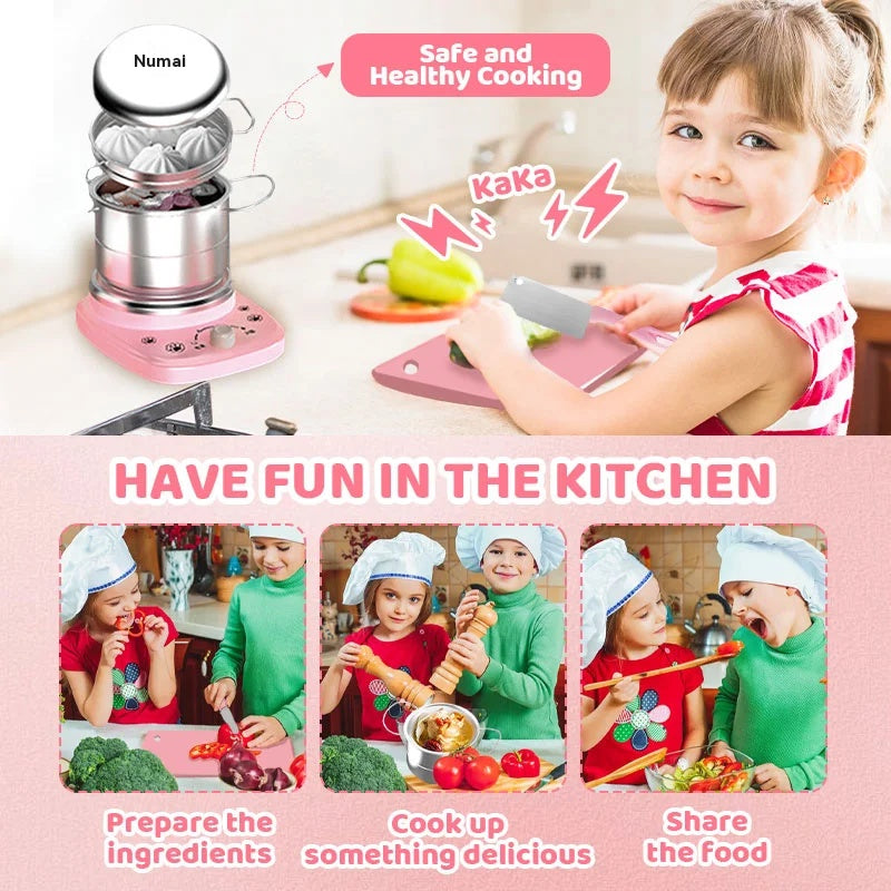 🎁【El mejor regalo para niños】🍳 Mini juguetes de cocina para niños