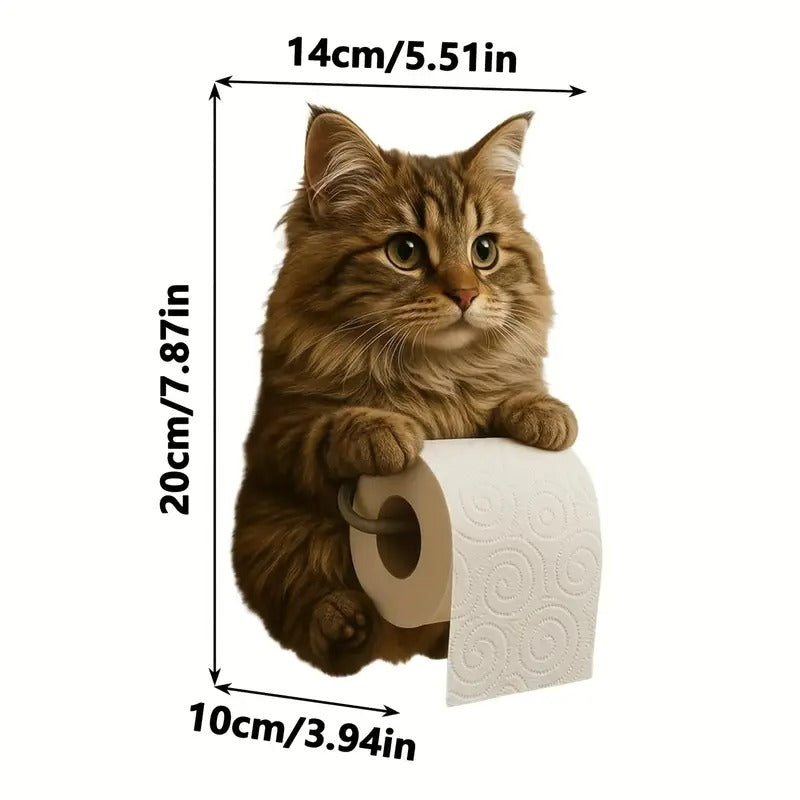 🐱Držák toaletního papíru s motivem roztomilé kočky
