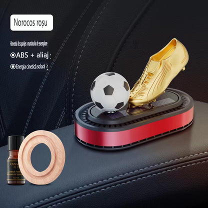 🔥🔥🚗Mașină Nouă Aromaterapie Mașină de fotbal rotativă solară Aromaterapie