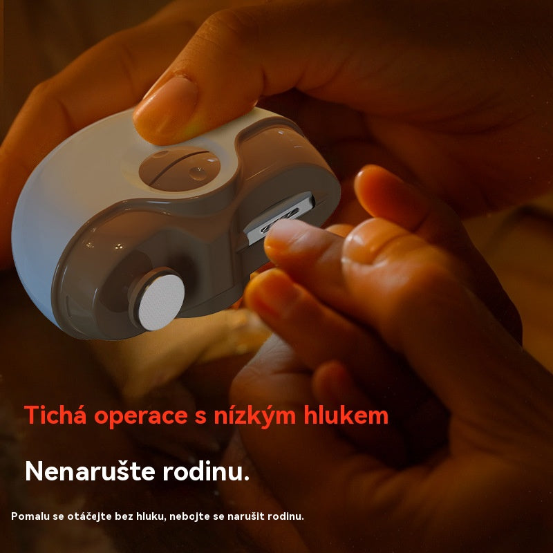✂️💅🔥 Multifunkční elektrický pilník na nehty, elektrické kleštičky na nehty s ochranou proti skřípnutí