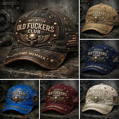 🔥Czapka z nadrukiem retro dla mężczyzn