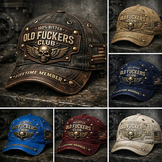 🔥Czapka z nadrukiem retro dla mężczyzn