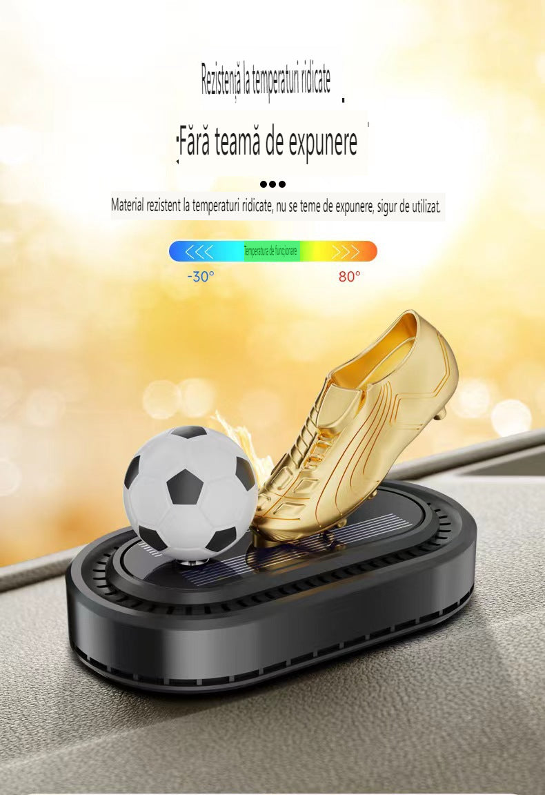 🔥🔥🚗Mașină Nouă Aromaterapie Mașină de fotbal rotativă solară Aromaterapie