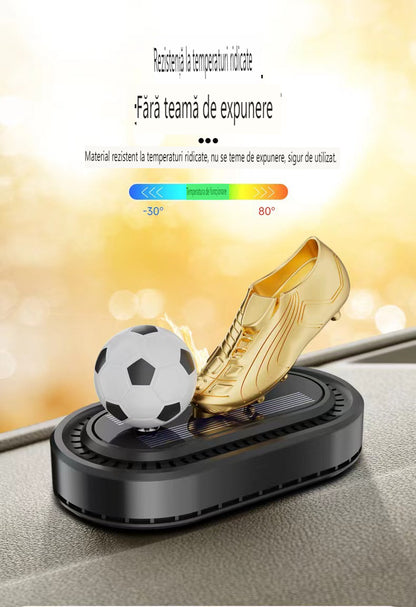 🔥🔥🚗Mașină Nouă Aromaterapie Mașină de fotbal rotativă solară Aromaterapie